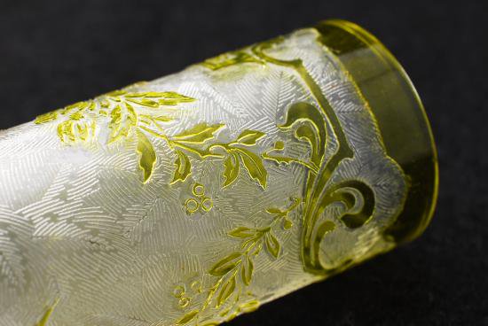 ２７５　オールドバカラ baccarat　エグランチエ カメオグラス花瓶