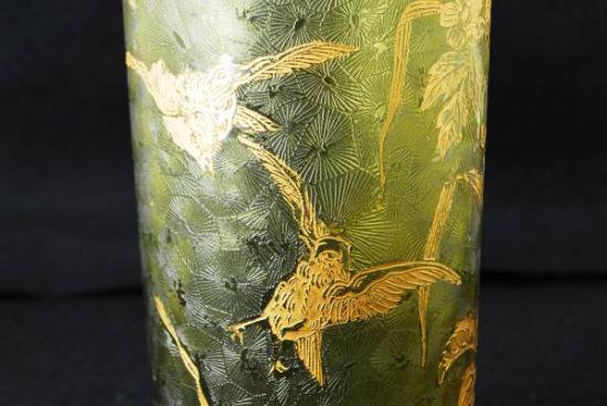 ２７６　1900年頃 アンティーク バカラ エグランチエ baccarat 花瓶