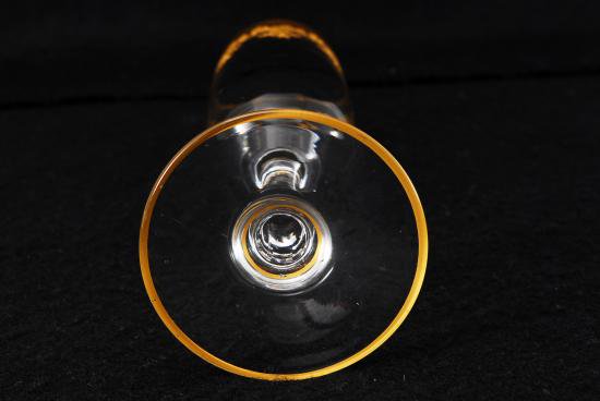 ０３４　オールドバカラ　アルクール レカミエ 金彩シャンパングラス