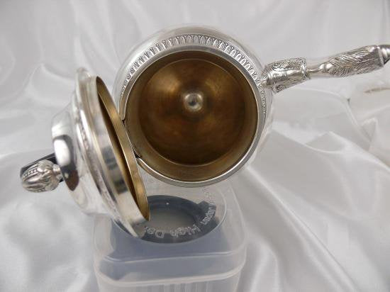 ０３４　シルバーポット クリストフル マルメゾン スターリングシルバーのティー＆コーヒーポット Christofle Malmaison