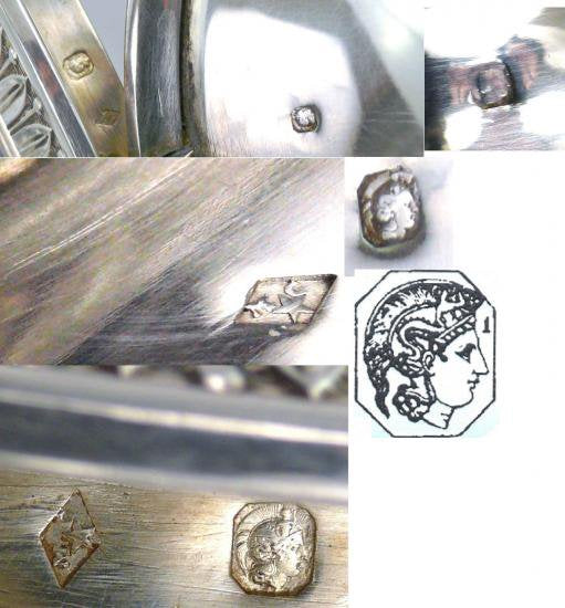 ０３４　シルバーポット クリストフル マルメゾン スターリングシルバーのティー＆コーヒーポット Christofle Malmaison