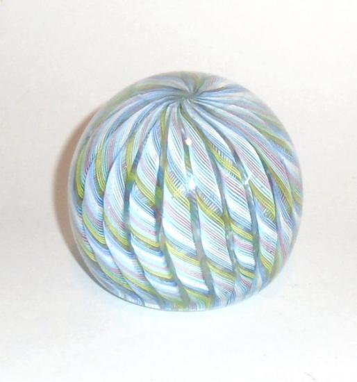 １１５　イタリア製　ムラノガラス　ペーパーウェイト　オリジナルラベル付き