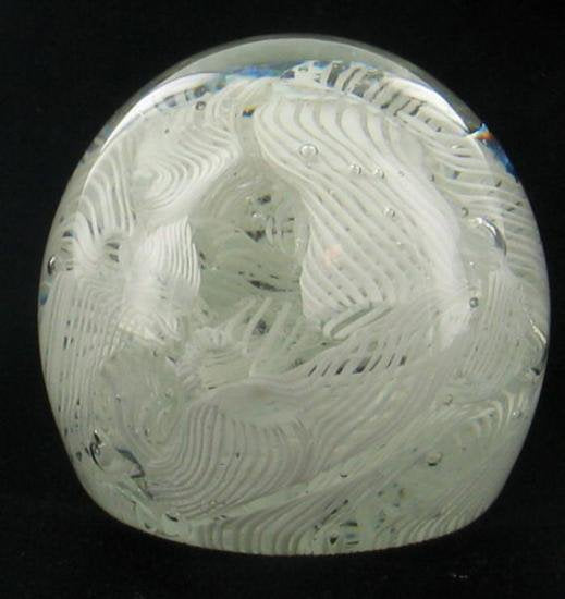 １６１　ヴィンテージ　ムラノガラス　ラッティチーノ　ザンフィリコのペーパーウェイト