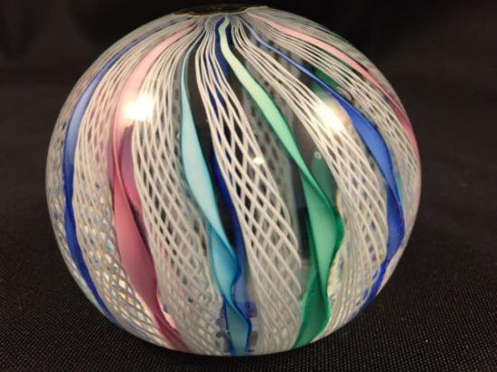 ２５９　当時物　オリジナルラベル付き　ムラノガラスのペーパーウェイト