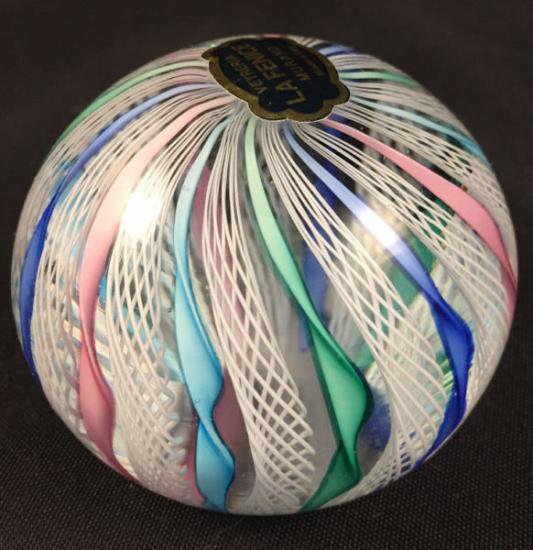 ２５９　当時物　オリジナルラベル付き　ムラノガラスのペーパーウェイト