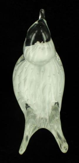 ２９９　ヴィンテージ　ムラノガラス　鳥の形のペーパーウェイト