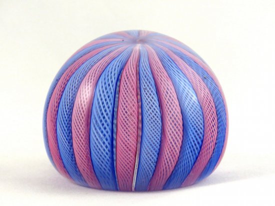 ３００　ムラノガラス　ラッティーノ技法のペーパーウェイト