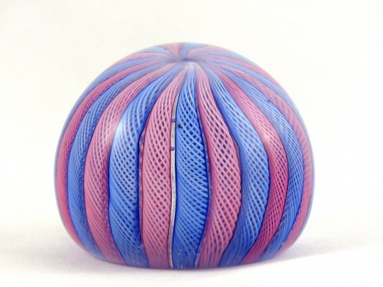 ３００　ムラノガラス　ラッティーノ技法のペーパーウェイト