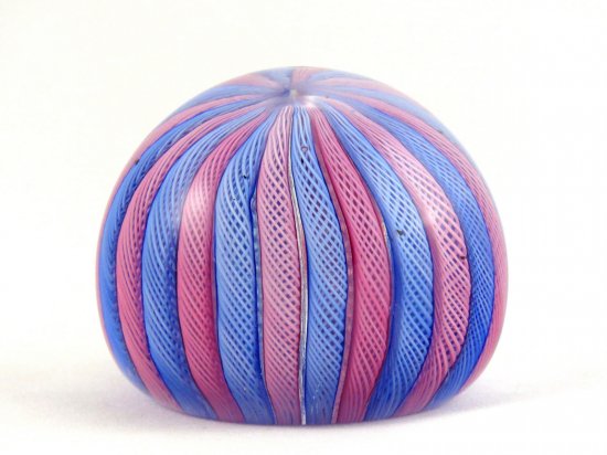 ３００　ムラノガラス　ラッティーノ技法のペーパーウェイト