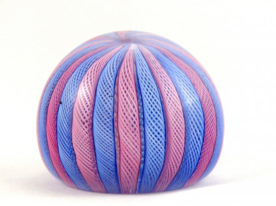 ３００　ムラノガラス　ラッティーノ技法のペーパーウェイト