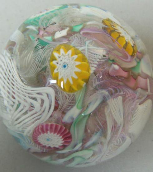 ヴィンテージ　ムラノガラスのペーパーウェイト