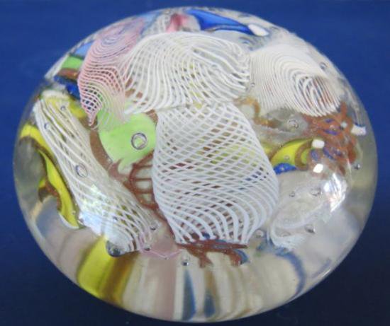 ４２１　ベネチアングラス　Avemのムラノガラスペーパーウェイト