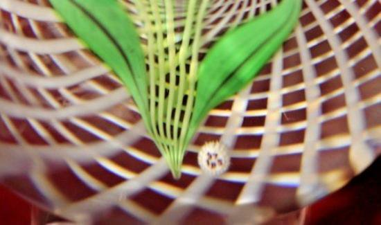 ４４２　ベネチアングラスのラッティチーノペーパーウェイト