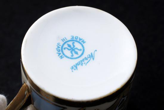０７０　オールドノリタケ 金盛更紗花図紋 コーヒーセット