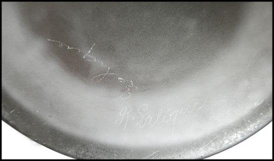 １１１　ルネ　ラリック　歴史が刻まれたガラスの香水噴霧器、アンティーク芸術品