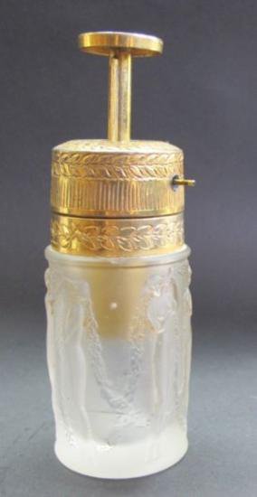 １５８　ルネ・ラリック　アールデコ調　小立像と花冠のアトマイザー　1924年頃