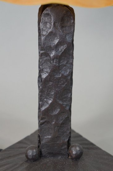 ００９　ドーム兄弟: 1925-1930 アール・デコ調ブロンズランプ