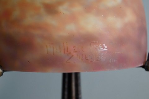 エー・デュボア&ミューラー兄弟:1920-1930 アールデコ調ランプ