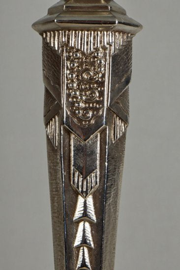 ０２８　アンティーク照明（テーブルランプ）: ミューラー兄弟: 1930年代アール・デコ調