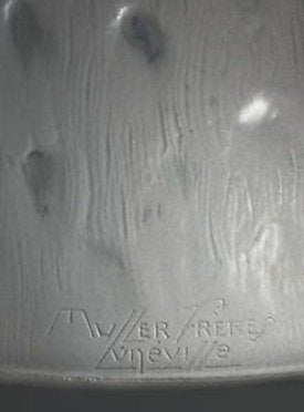 ０２９　アンティーク照明（テーブルランプ）: ミューラー兄弟: 1930年代アール・デコ調