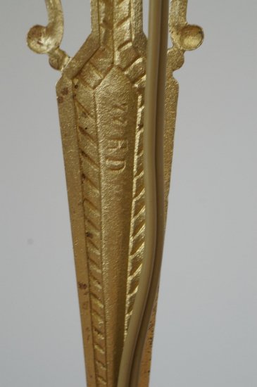 １２４　ミューラー兄弟：　フランス製　アール・デコ調　シャンデリア　1930年