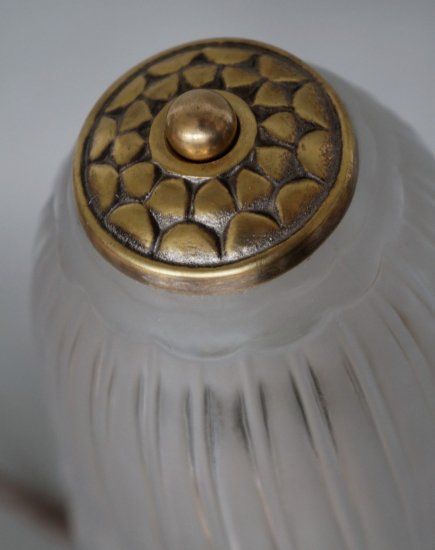 １３９　リチャード＆ミューラー兄弟：フランス　アール・デコ調　ランプ　1930年