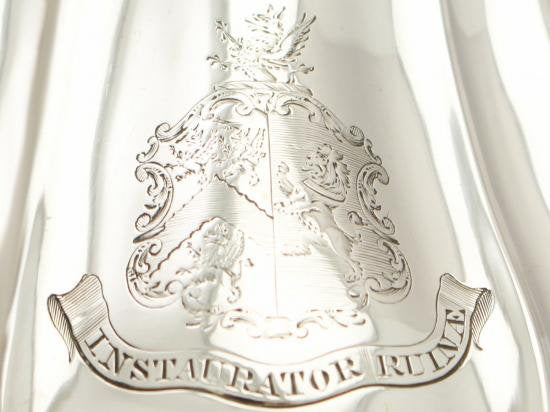 ０４６　シルバーポット ジョージIV世時代のアンティーク スターリングシルバーのコーヒーポット