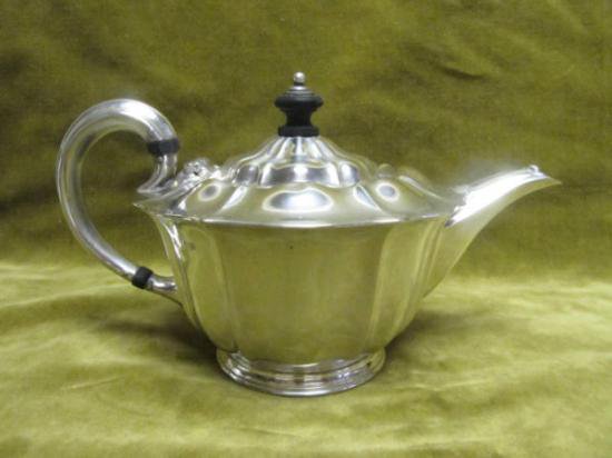 フランス　アンティーク　純銀製　950製 スターリングシルバー　ティーポット アンティークシルバーポット（antique silver pot） – Tagged