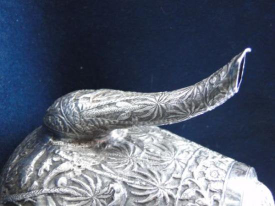 １０４　シルバーポット インド製 スターリングシルバーのティーポット