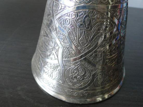 １１９　シルバーポット エジプト製スターリングシルバーコーヒーポット 1900年製