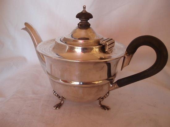 １２２　シルバーポット EDWARDIANのおひとり様用ティーポット スターリングシルバー