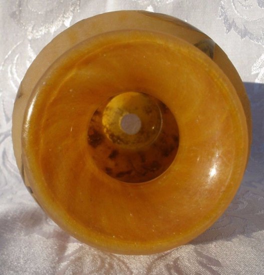 アール・ヌーヴォー　ドーム兄弟ランプ　リンゴの花のエナメル