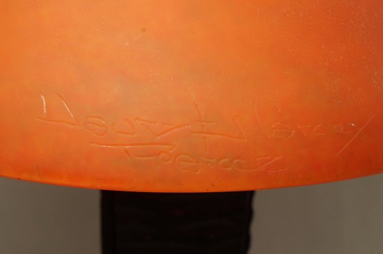 ０７９　ドーム兄弟　＆　ヴァスール　フランス　1930年　アート・デコランプ