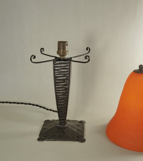 ０７９　ドーム兄弟　＆　ヴァスール　フランス　1930年　アート・デコランプ