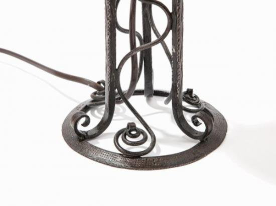 ０８０　ドーム兄弟　貴重なテーブルランプ　アール・ヌーヴォ