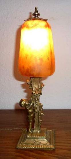 ドーム兄弟　ヴィクター・パイヤール　アール・ヌーヴォ　テーブルランプ