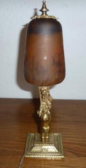 ドーム兄弟　ヴィクター・パイヤール　アール・ヌーヴォ　テーブルランプ