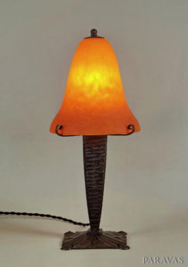 ドーム兄弟＆ヴァスール　フランス製　アート・デコランプ　1930年