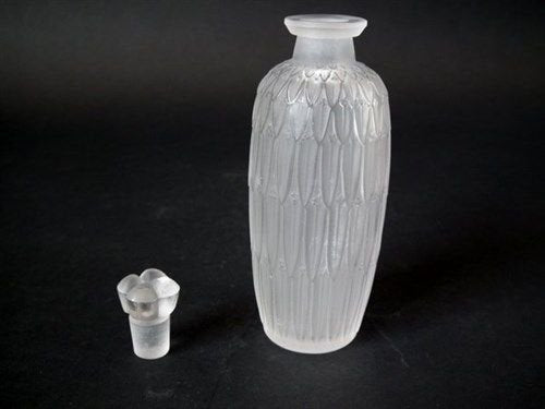 ルネ・ラリック　花瓶　約10cm マリーン」ルネ・ラリックの花瓶《ギャルリーオルフェ》