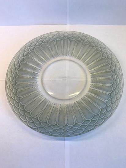 １９５　ルネ　ラリック　緑色ステンドグラス　「JAFFA」　大皿　1931年製