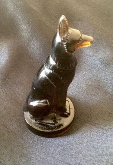 ２１７　ルネ　ラリック　1923年　ガラス製　「Chien（犬）」　灰皿　認定済み　美品　アンティーク
