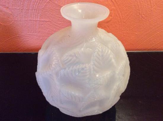 ２３８　花瓶「楡の木々」ルネ　ラリック　1926年製　アールデコ様式