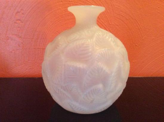 ２３８　花瓶「楡の木々」ルネ　ラリック　1926年製　アールデコ様式