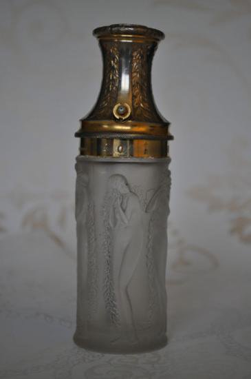 Rene Lalique ルネラリック　アトマイザー 女神文様柄　香水瓶　1924s  ルネ・ラリック　女神文　香水瓶　アトマイザー　『Figurines Et Guirlandes』4人の乙女　アンティーク