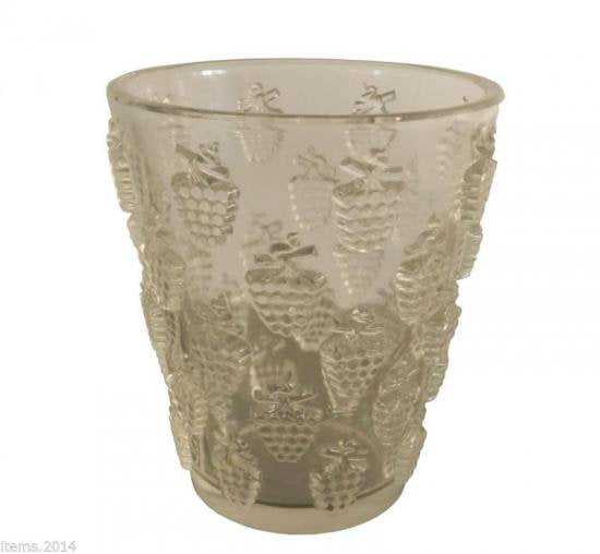 ２４８　ルネ　ラリック　「ラヴレザンーマラガ（マラガの葡萄洗い）」1937年、R.LALIQUEのサイン入り