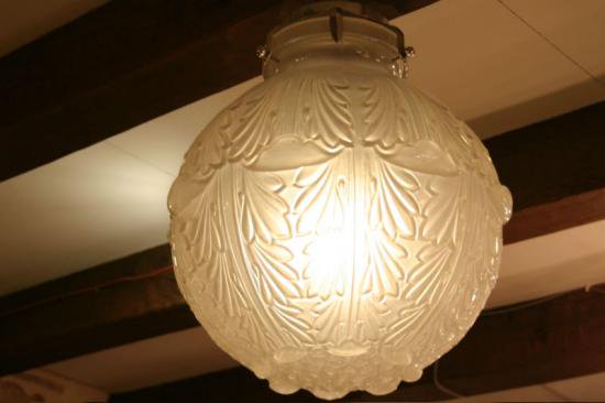 ルネ　ラリック　Rene Lalique　天井灯　アンティーク照明　Celling light