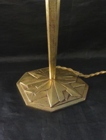 ０３５　ミューラー兄弟　アールデコ　テーブルランプ