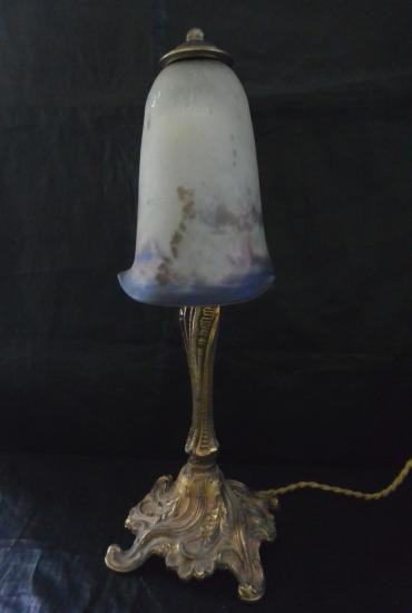 ミューラー兄弟　アールデコのガラスランプ