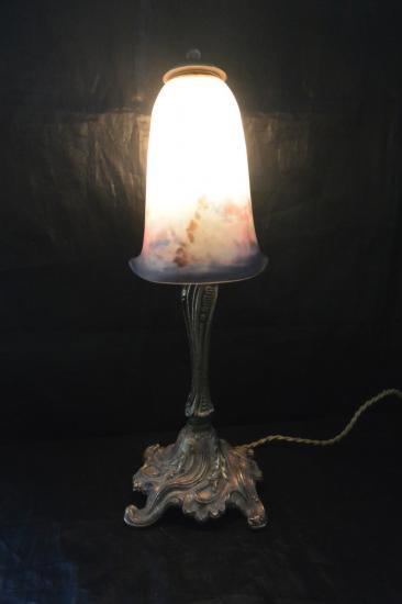 ミューラー兄弟　アールデコのガラスランプ