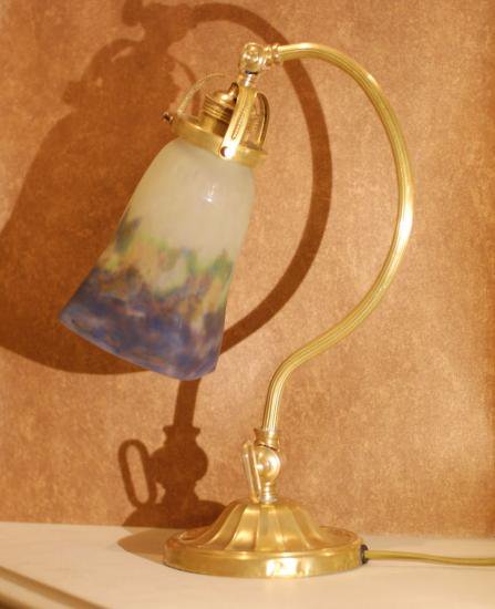 ０３７　ミューラー兄弟　アールデコ　ガラスランプ